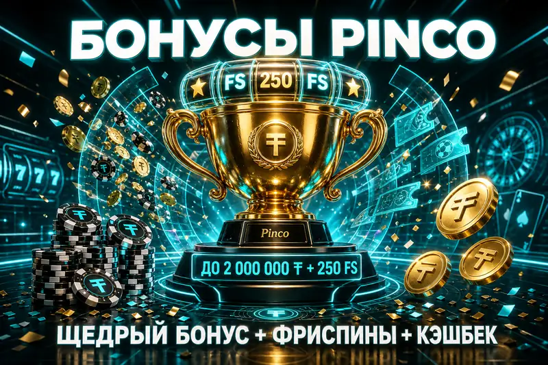 бонусы пинко — Велком-бонус Pinco до 2 000 000 ₸ и 250 фриспинов
